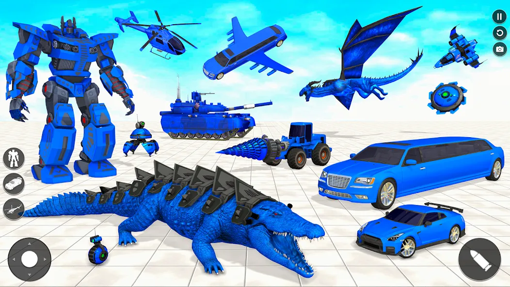 Crocodile Animal Robot Games  [МОД Unlocked] Screenshot 1