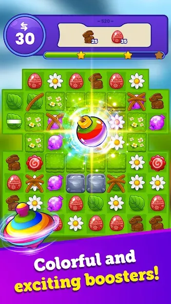 Easter Magic - Match 3 Game (Истер Мэджик)  [МОД Меню] Screenshot 2