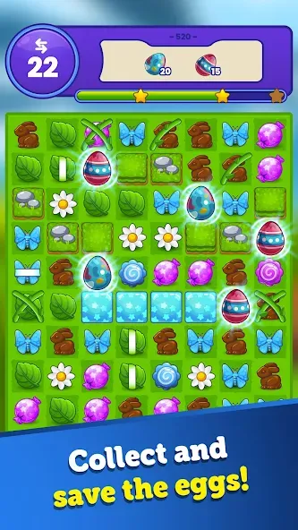 Easter Magic - Match 3 Game (Истер Мэджик)  [МОД Меню] Screenshot 3