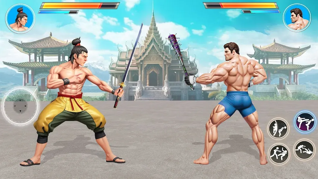 Kung Fu Karate Fighting Games  [МОД Бесконечные монеты] Screenshot 2