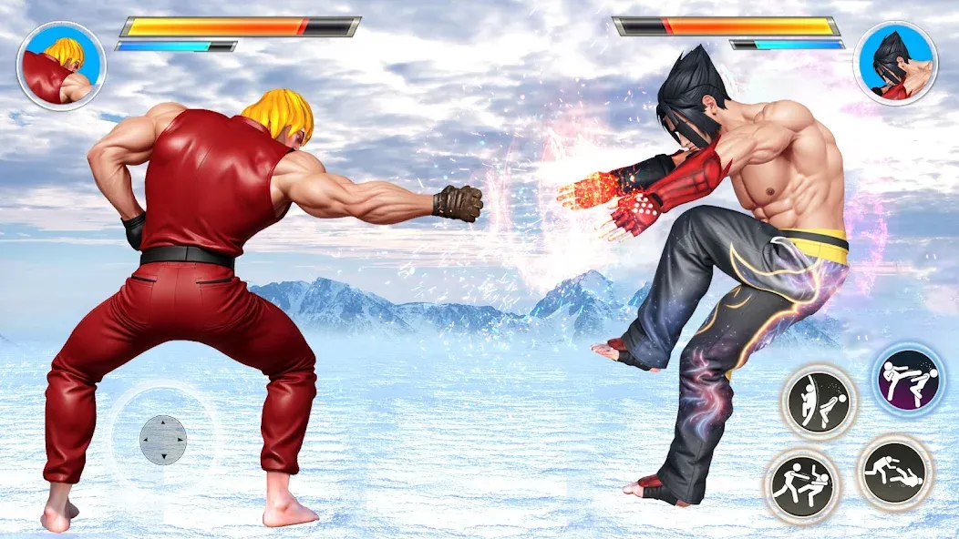 Kung Fu Karate Fighting Games  [МОД Бесконечные монеты] Screenshot 4