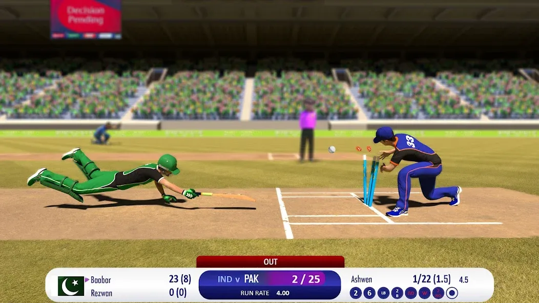 RVG Real World Cricket Game 3D (РВГ Реальная Мировая Крикетная Игра 3D)  [МОД Бесконечные деньги] Screenshot 1