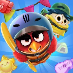 Взломанная Angry Birds Match 3 (Энгри Бердс Матч 3)  [МОД Menu] - стабильная версия apk на Андроид