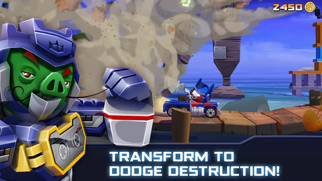 Angry Birds Transformers (Энгри Брдс Трансформеры)  [МОД Много монет] Screenshot 4