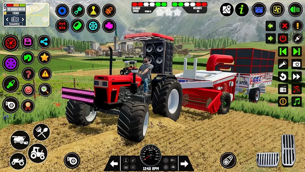 Indian Tractor Farming Games  [МОД Много денег] Screenshot 2