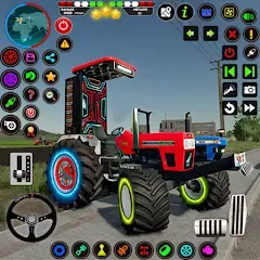 Взлом Indian Tractor Farming Games  [МОД Много денег] - стабильная версия apk на Андроид