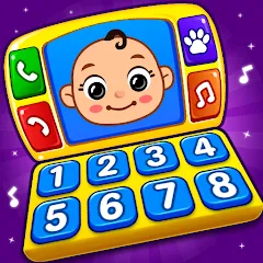 Скачать взломанную Baby Games: Piano & Baby Phone (Бейби Геймс)  [МОД Много монет] - полная версия apk на Андроид