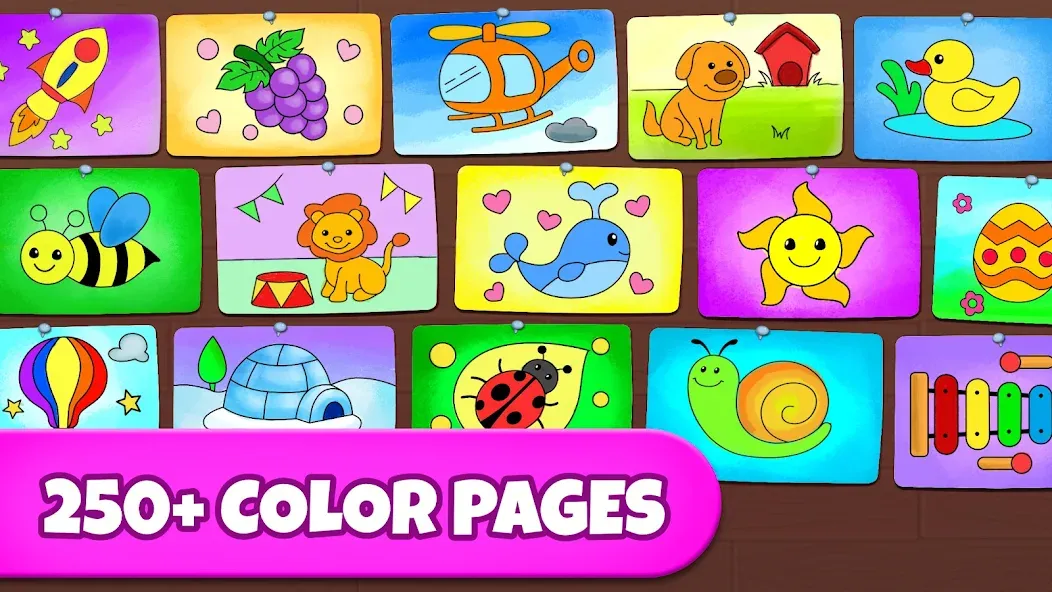 Coloring Games: Color & Paint  [МОД Бесконечные деньги] Screenshot 4