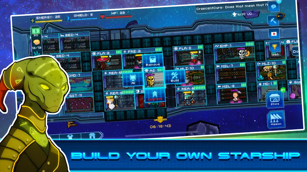 Pixel Starships™ (Пиксель Звездные Корабли)  [МОД Unlimited Money] Screenshot 1