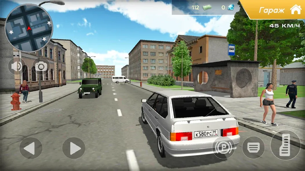 Lada 2114 Car Simulator  [МОД Бесконечные деньги] Screenshot 4