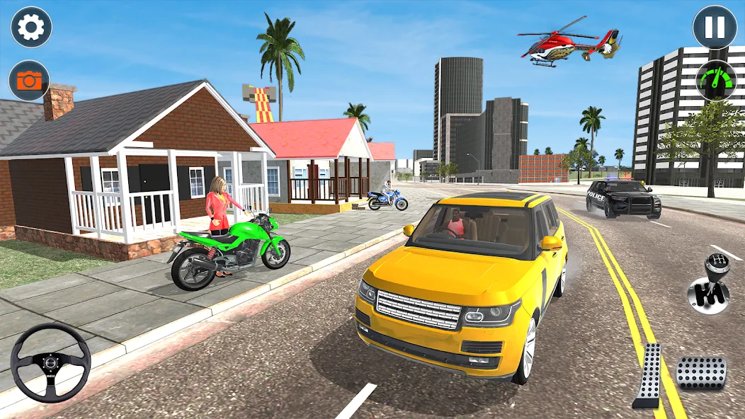 Indian Car Simulator: Car Game (Индийский автомобильный симулятор)  [МОД Бесконечные деньги] Screenshot 1