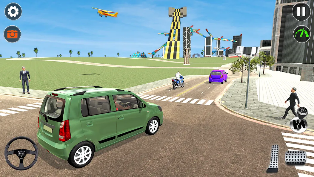 Indian Car Simulator: Car Game (Индийский автомобильный симулятор)  [МОД Бесконечные деньги] Screenshot 3