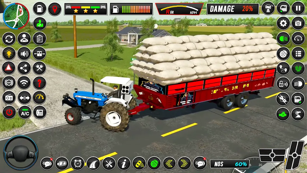 Indian Tractor Simulator Games  [МОД Меню] Screenshot 3