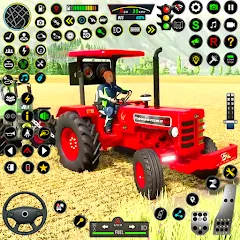 Взлом Indian Tractor Simulator Games  [МОД Меню] - последняя версия apk на Андроид