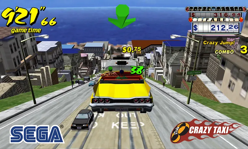 Crazy Taxi Classic (Крейзи Такси Классик)  [МОД Unlocked] Screenshot 1