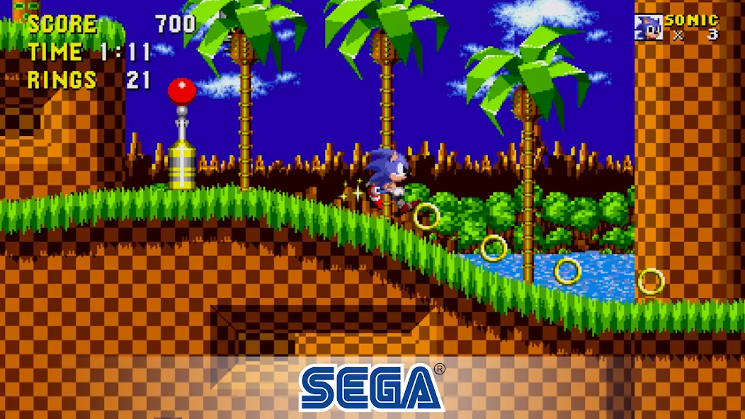 Sonic the Hedgehog™ Classic (Соник Зе Хеджхог Классик)  [МОД Unlocked] Screenshot 1