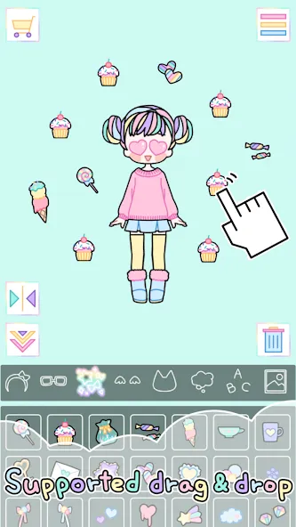 Pastel Girl : Dress Up Game  [МОД Unlocked] Screenshot 3