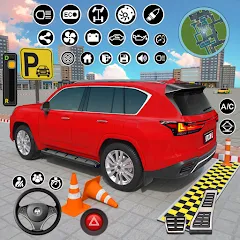 Скачать взломанную Real Car Parking : Prado Games  [МОД Бесконечные монеты] - последняя версия apk на Андроид