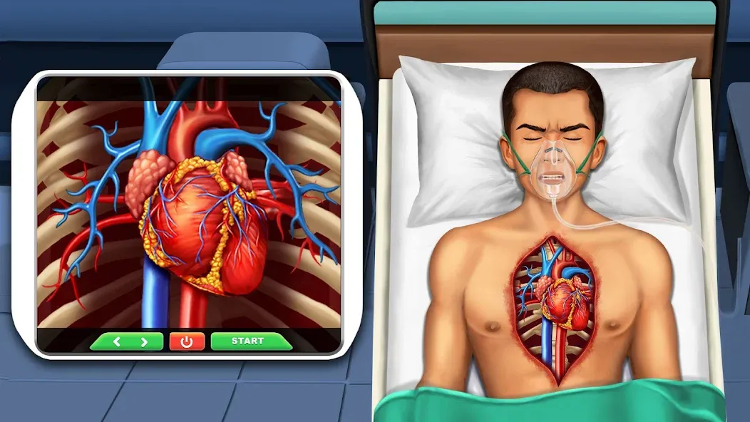 Surgery Simulator Doctor Game  [МОД Много монет] Screenshot 3