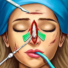 Взлом Surgery Simulator Doctor Game  [МОД Много монет] - стабильная версия apk на Андроид