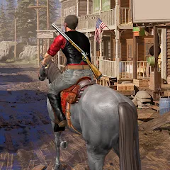 Взломанная West Cowboy - Gunfighter Game (Уэст Ковбой)  [МОД Все открыто] - последняя версия apk на Андроид