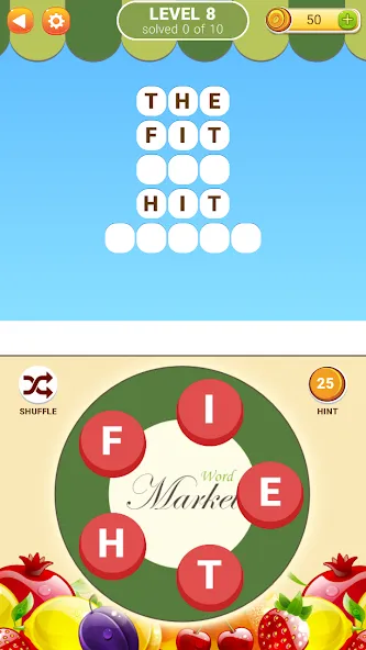 Word Market 2  [МОД Много монет] Screenshot 2