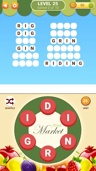 Word Market 2  [МОД Много монет] Screenshot 3