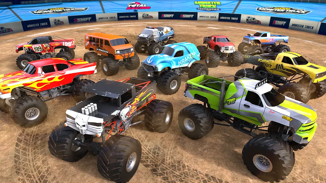 4x4 Monster Truck Racing Games (Монстр Трак Гонки игры)  [МОД Бесконечные деньги] Screenshot 3