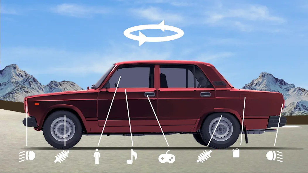 Drive Classic VAZ 2107 Parking  [МОД Menu] Screenshot 2