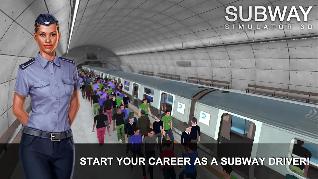 Subway Simulator 3D  [МОД Все открыто] Screenshot 1