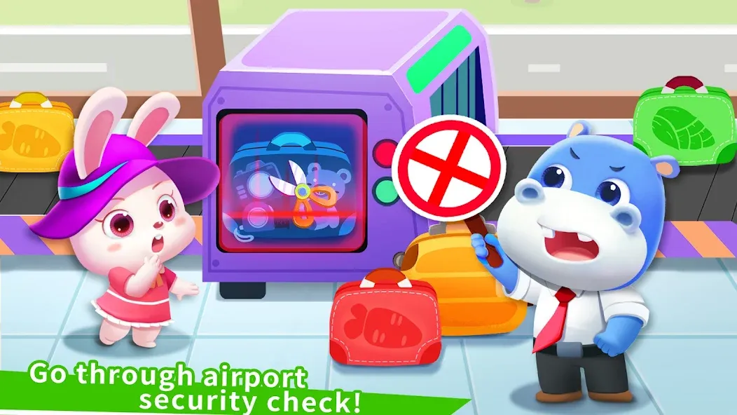 Baby Panda's Airport  [МОД Много денег] Screenshot 3