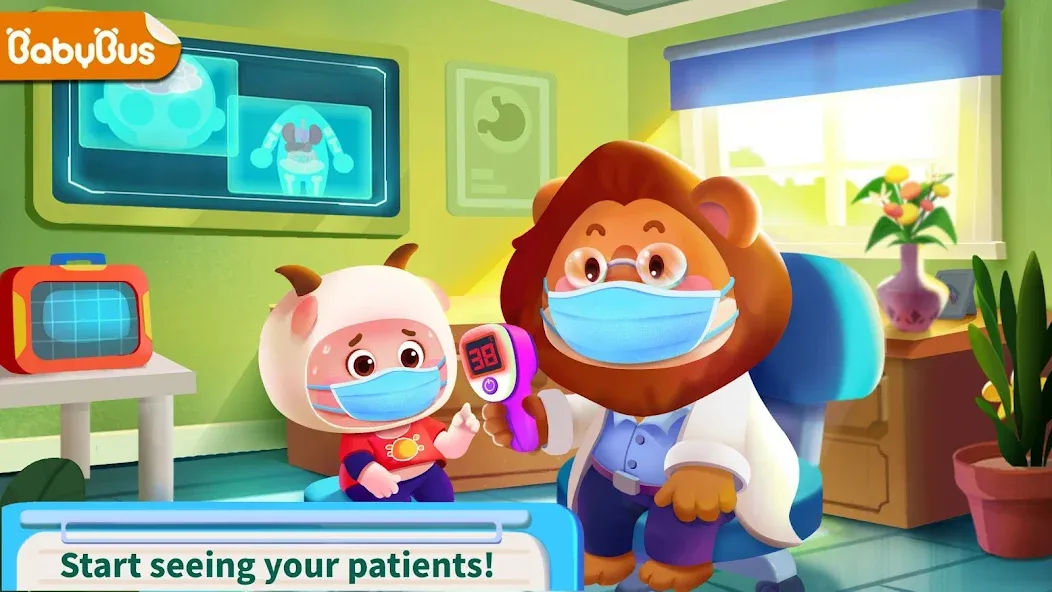 Baby Panda's Hospital Care  [МОД Все открыто] Screenshot 1