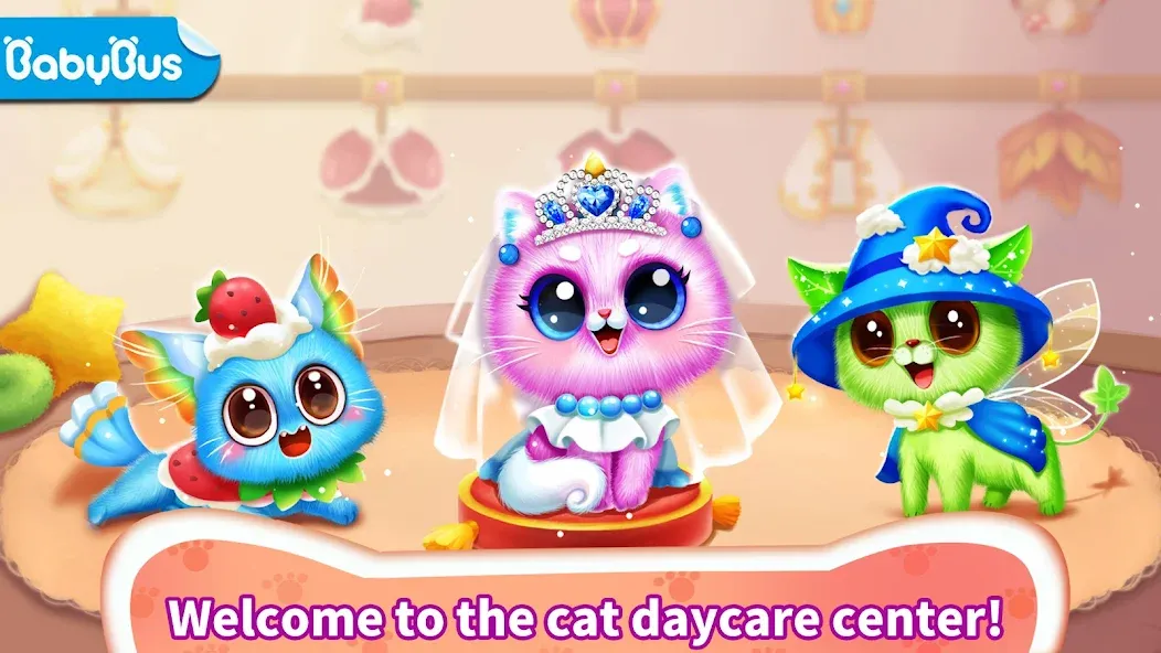 Little Panda: Baby Cat Daycare  [МОД Бесконечные деньги] Screenshot 1