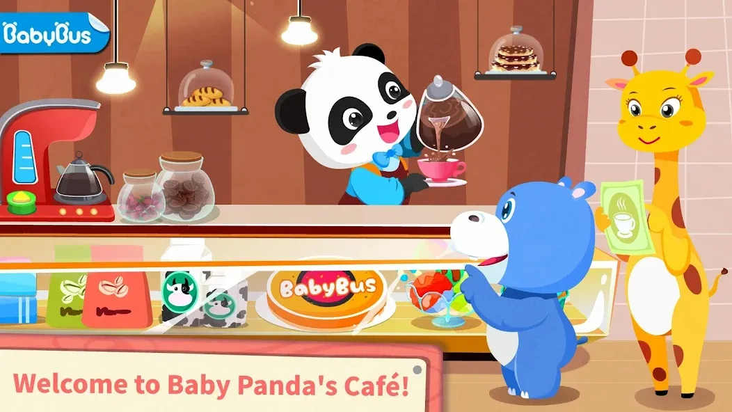 Baby Panda’s Summer: Café  [МОД Menu] Screenshot 1