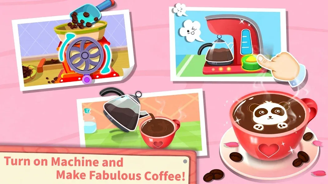 Baby Panda’s Summer: Café  [МОД Menu] Screenshot 3