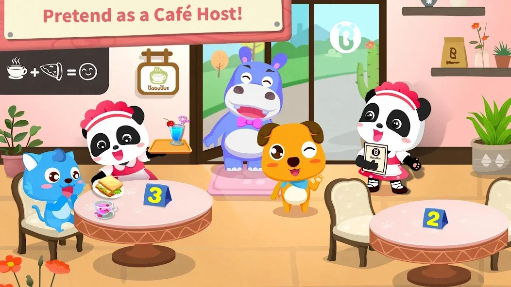 Baby Panda’s Summer: Café  [МОД Menu] Screenshot 4