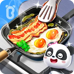 Взлом Baby Panda's Breakfast Cooking  [МОД Много денег] - стабильная версия apk на Андроид