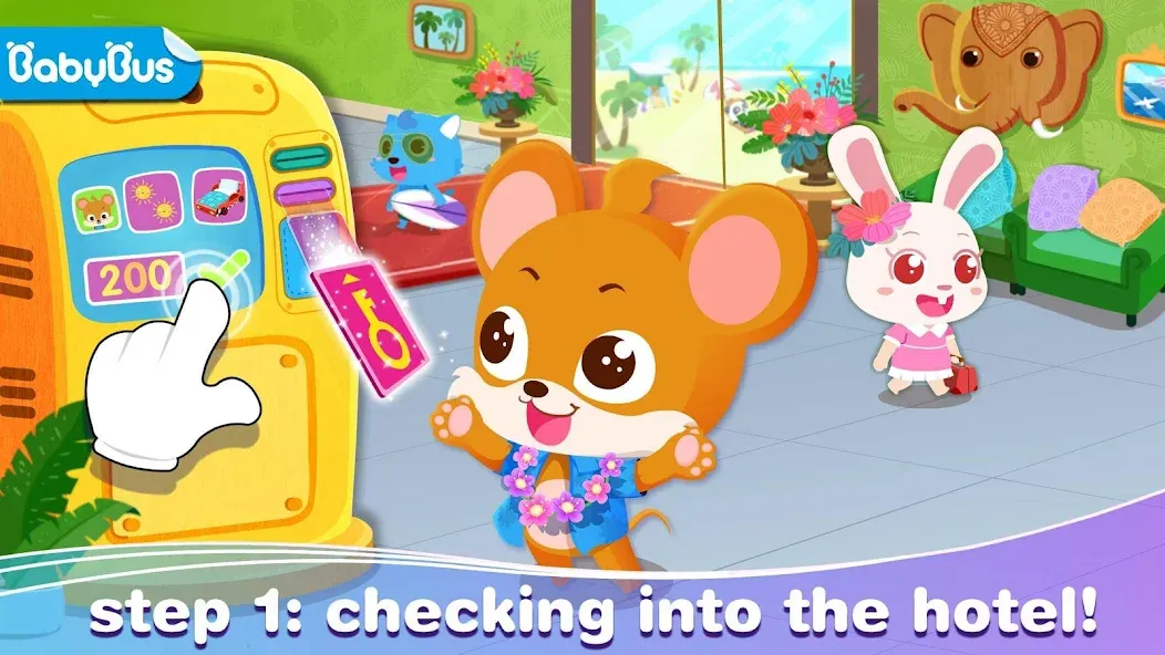 Baby Panda’s Summer: Vacation  [МОД Бесконечные деньги] Screenshot 1