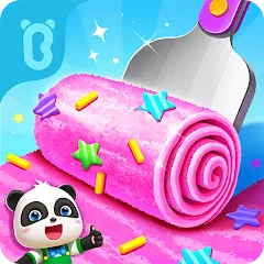 Взлом Little Panda's Ice Cream Games  [МОД Много монет] - полная версия apk на Андроид