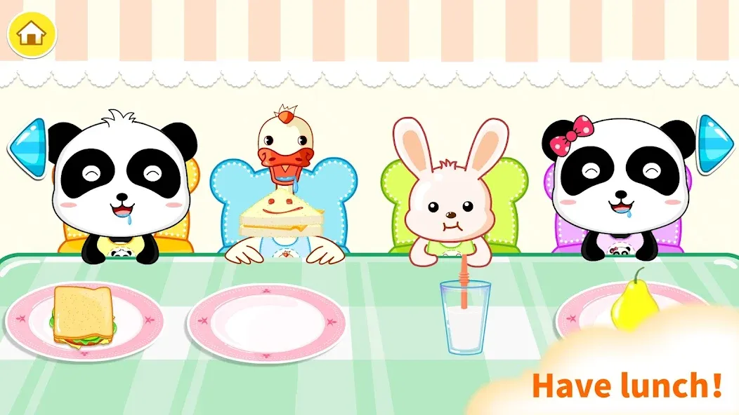 Baby Panda Kindergarten  [МОД Много денег] Screenshot 3