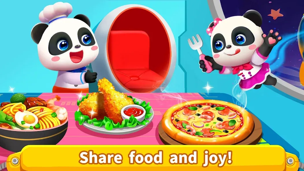 Little Panda's Space Kitchen  [МОД Unlocked] Screenshot 4