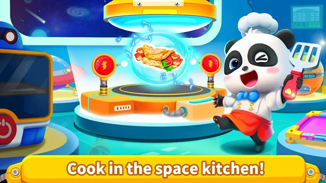 Little Panda's Space Kitchen  [МОД Unlocked] Screenshot 5