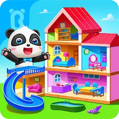 Взлом Baby Panda's House Games  [МОД Menu] - последняя версия apk на Андроид