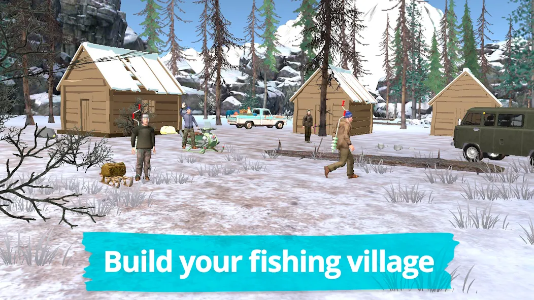 Fishing in the Winter. Lakes.  [МОД Бесконечные деньги] Screenshot 2