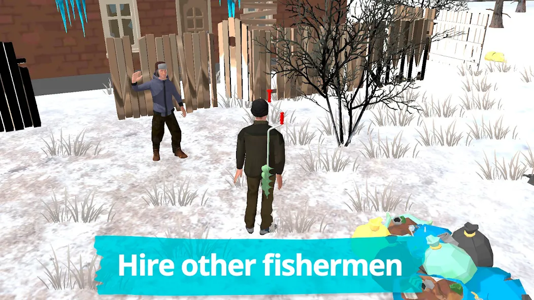 Fishing in the Winter. Lakes.  [МОД Бесконечные деньги] Screenshot 3