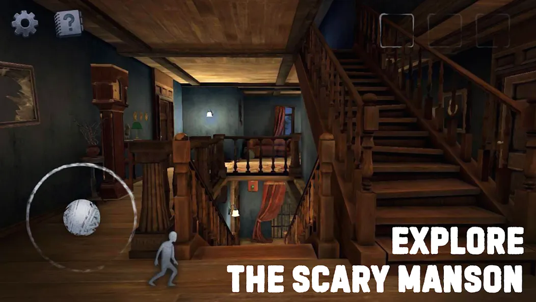 Scary Mansion: Horror Game 3D  [МОД Много монет] Screenshot 2