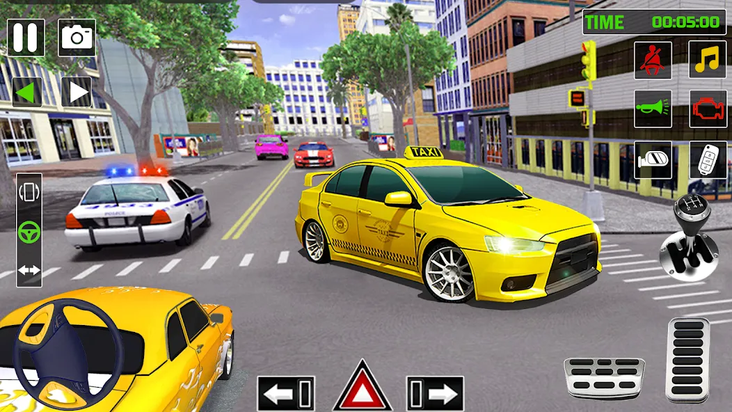 City Taxi Games-Taxi Car Games (Сити Такси Игры)  [МОД Unlocked] Screenshot 1