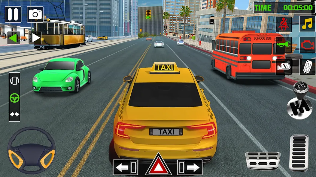 City Taxi Games-Taxi Car Games (Сити Такси Игры)  [МОД Unlocked] Screenshot 4