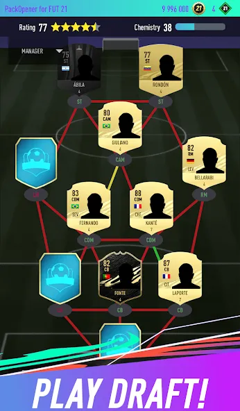 Pack Opener for FUT 21 (Пакопенер для  21)  [МОД Много денег] Screenshot 3