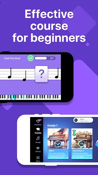 Simpia: Learn Piano Fast (Симпиа)  [МОД Mega Pack] Screenshot 2